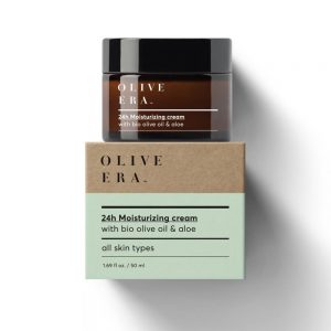 24h Crema humectante con Bio Aceite de Oliva y Aloe, 50 ml