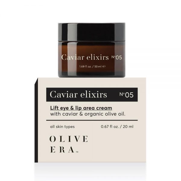 Humectante/reafirmante de ojos y labios con caviar,aceite de oliva, 20ml