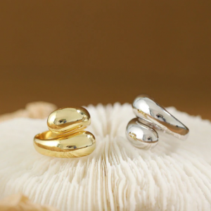 Anillo "Gota de agua" plata 925 
