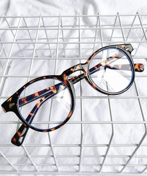 Lentes modelo "COLLEGE" redondo con filtro luz azul