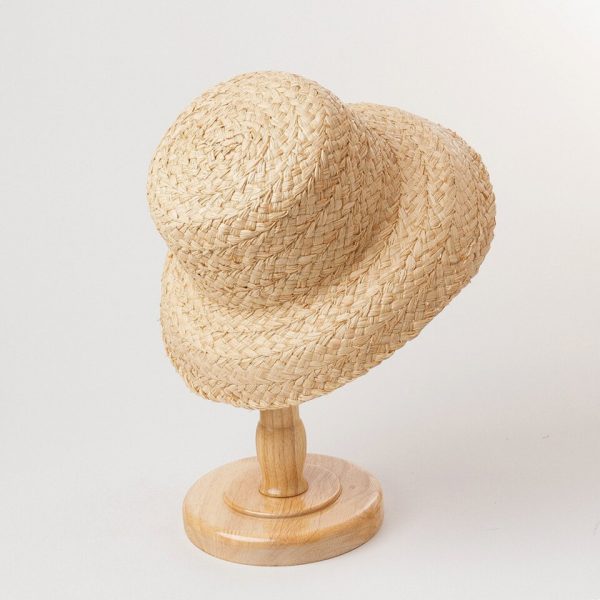 Sombrero de Rafia con cinta para niñas. - Imagen 9