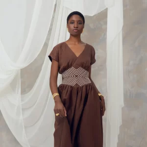 Vestido Susana Chocolate