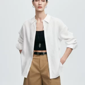 Camisa Arizona Manga Larga Blanca