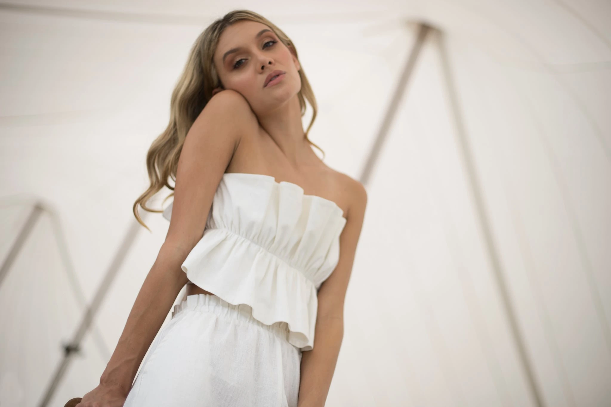 Top Strapless Eva Blanco