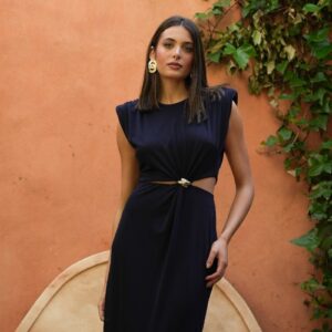 Vestido Nuvia Evilla Oro