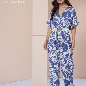 Enterizo Agatha Est. Azul