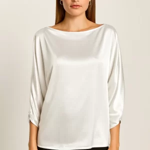 Blusa Satin Colores Lisos