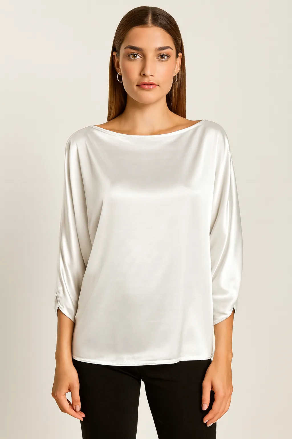 Blusa Satin Colores Lisos