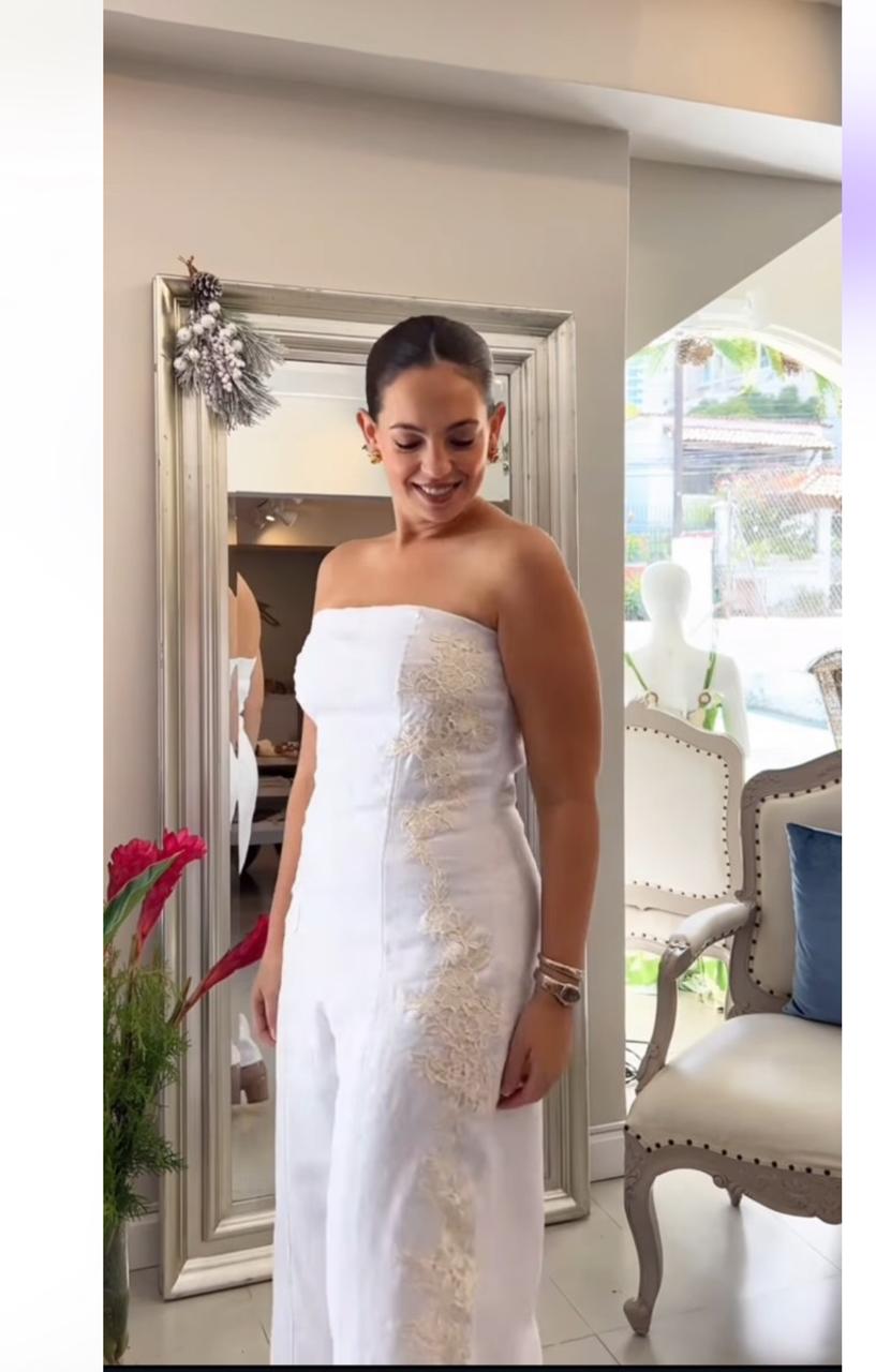 Enterizo Calendula Blanco