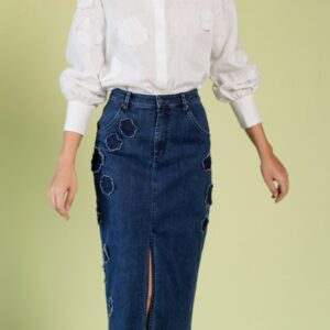 Camisa Florecer Blanca