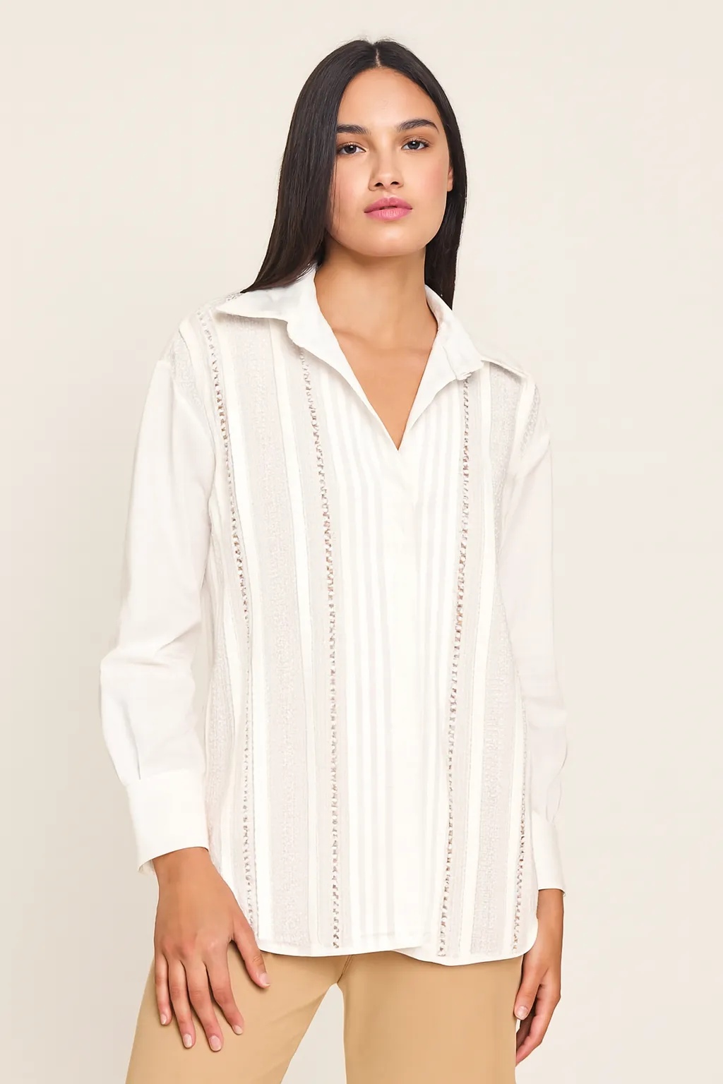 Camisa Ojalillo Blanca M