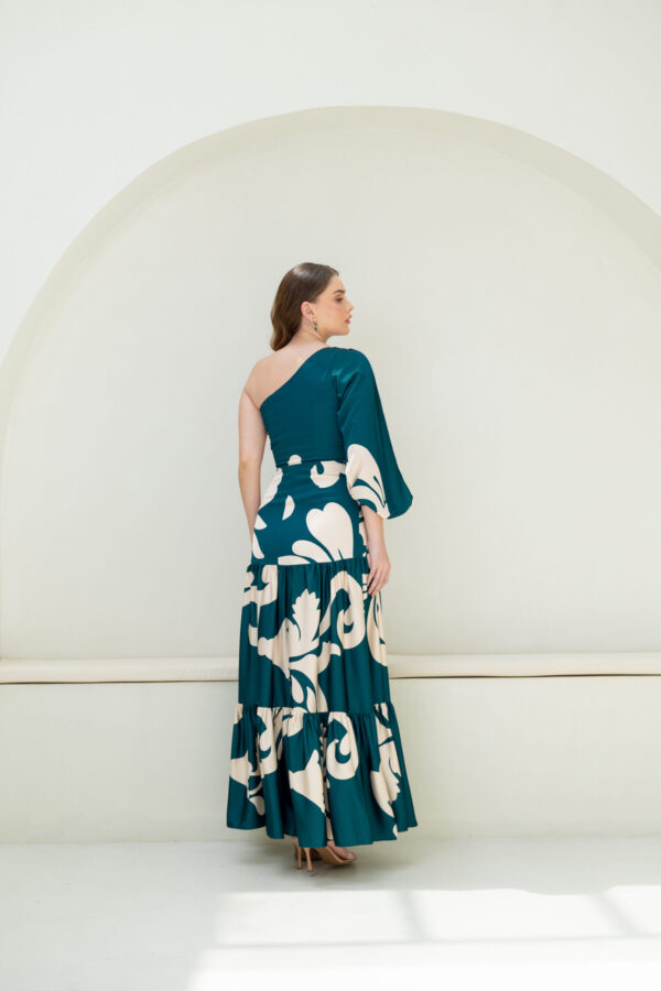 Vestido Maura Estampado Verde