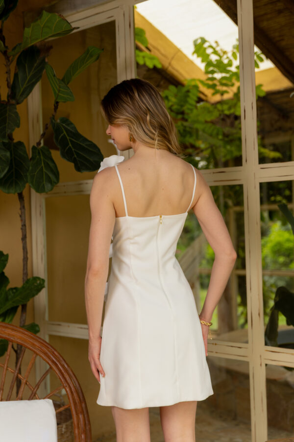 Vestido Anastasia corto blanco