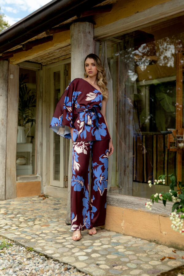 Set Vivian de pantalón y One Shoulder Top