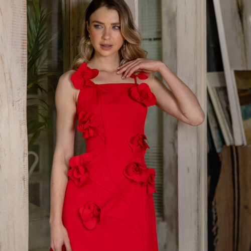 69A6080-scaled (1) Vestido Anastasia corto rojo