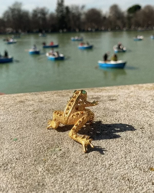 Anillo Rana Pata Estirada 3 Anillo Rana Pata Estirada
