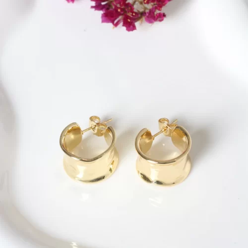 Aretes Argollas Doradas