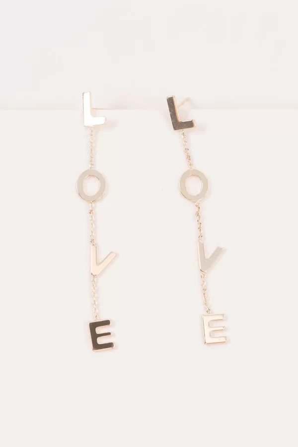 Aretes Largos Love