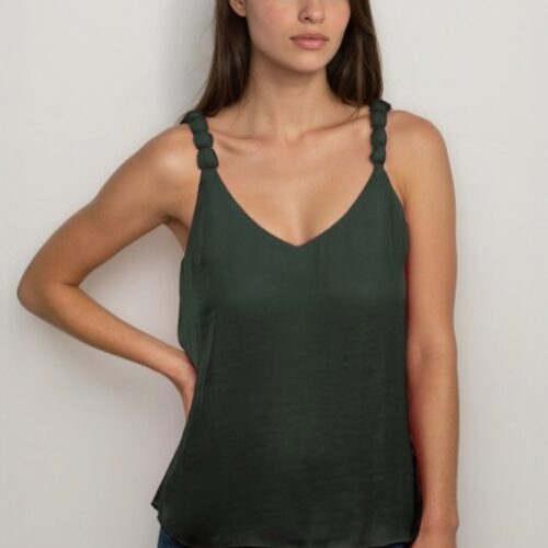 Blusa de Tiritas Verde Olivo
