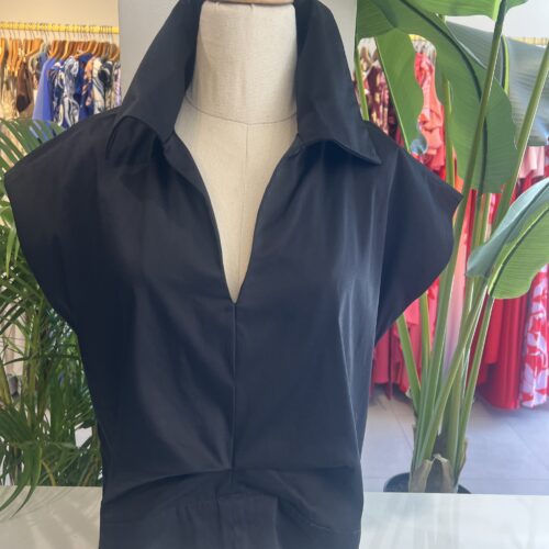 Blusa Eva, negra by Palo Santo