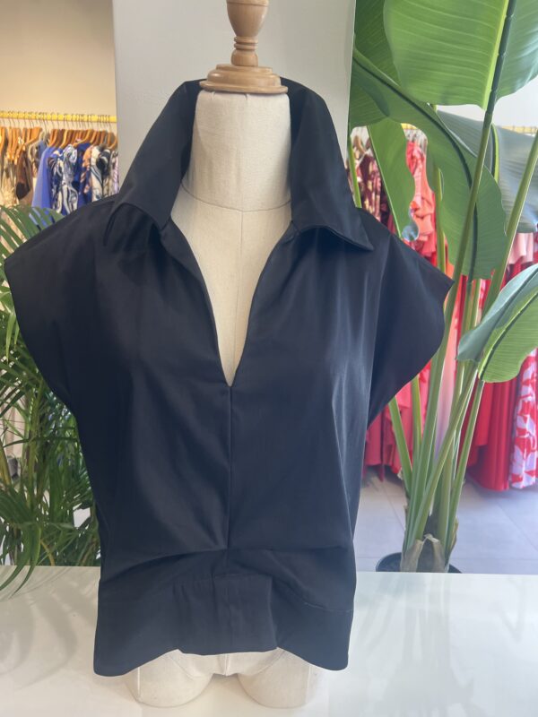 Blusa Eva, negra by Palo Santo