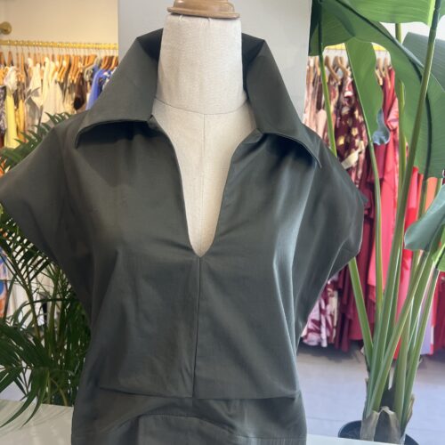 Blusa Eva, olivo by Palo Santo