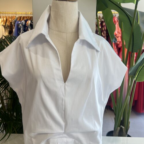 Blusa Eva, blanca by Palo Santo