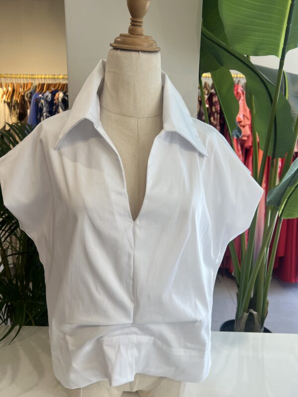 Blusa Eva, blanca by Palo Santo