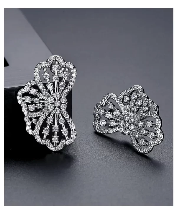 Juego De Pendientes & Anillo