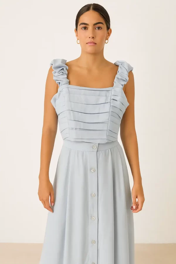 Set Lia Celeste, Falda y Top