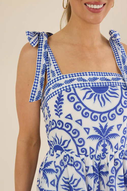 Vestido Midi de Tiras