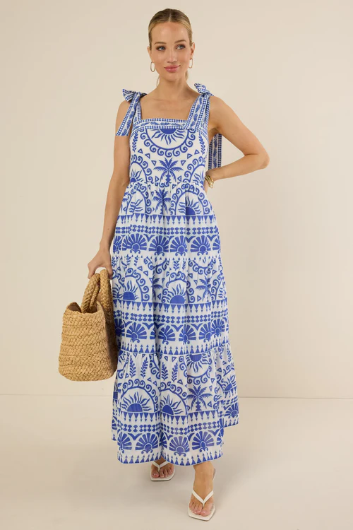 Vestido Midi de Tiras