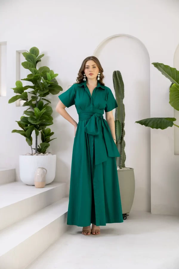 Vestido Edna Verde Esmeralda