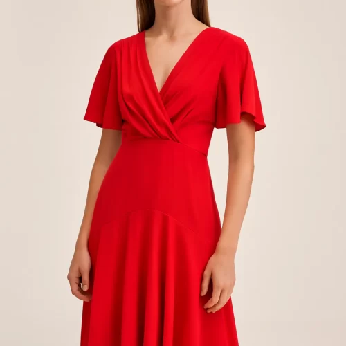 Vestido Lorena Rojo Largo