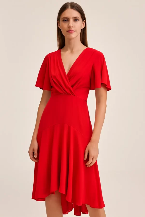 Vestido Lorena Rojo Largo