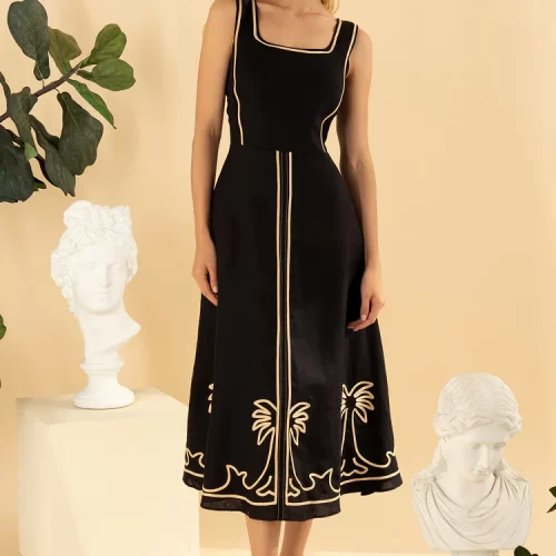 Vestido Luanda Negro