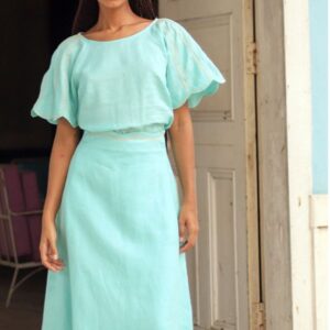 Falda Alpes Aguamarina