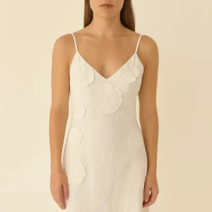 Vestido Flora Blanco Corto