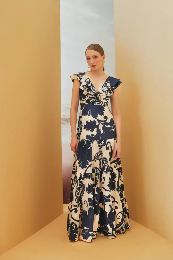 dior-001 (1) Vestido Dior print azul