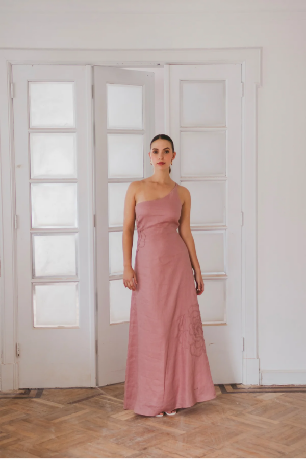 Vestido Mimosa en Rosa Vieja