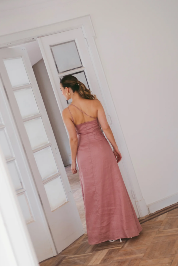 Vestido Mimosa en Rosa Vieja