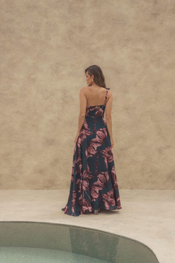 Vestido Selena Estampado Rosa