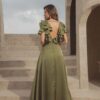 Vestido Milagros Verde Oliva