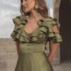 Vestido Milagros Verde Oliva