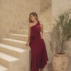 Vestido Anabella Vino Tinto