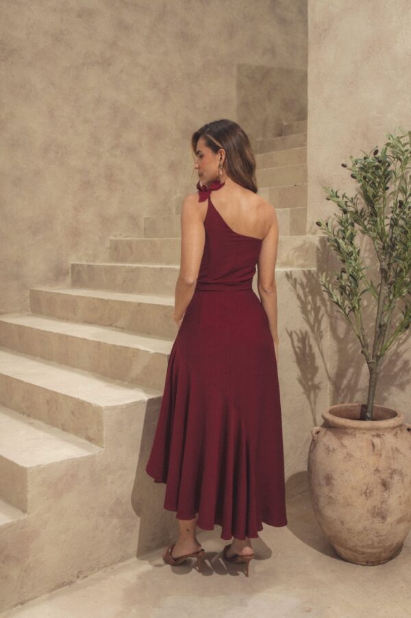 Vestido Anabella Vino Tinto