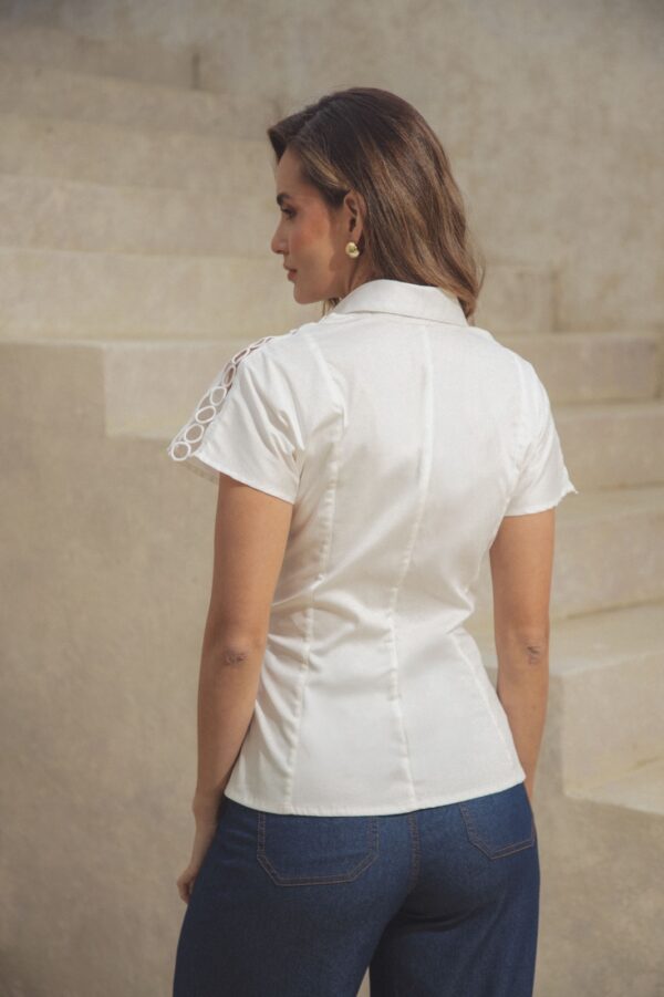 Blusa Claudette blanca