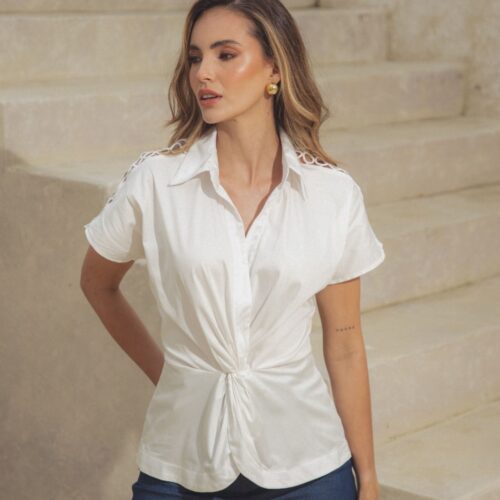 Blusa Claudette blanca