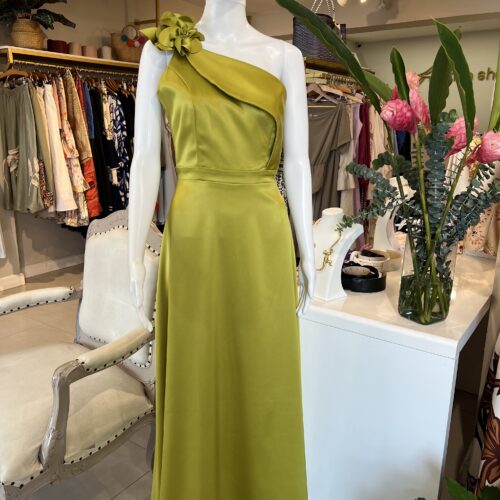Vestido Selena en Pistacho
