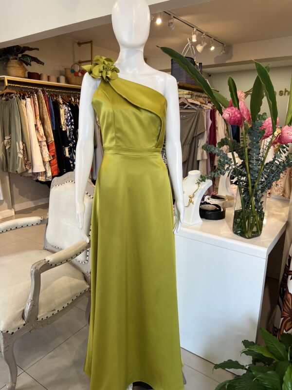 Vestido Selena en Pistacho